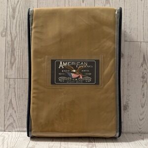 AMERICAN LIVING Gilt Warm Brown Valance "Gatley" Sheer 52" x 216" XL